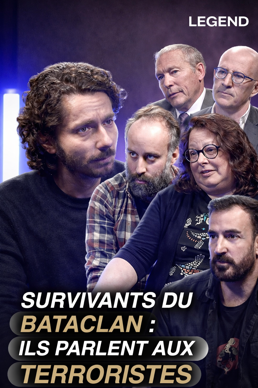 Portrait de survivants des attentats du Bataclan partageant leurs témoignages et échanges avec les terroristes lors d’une interview